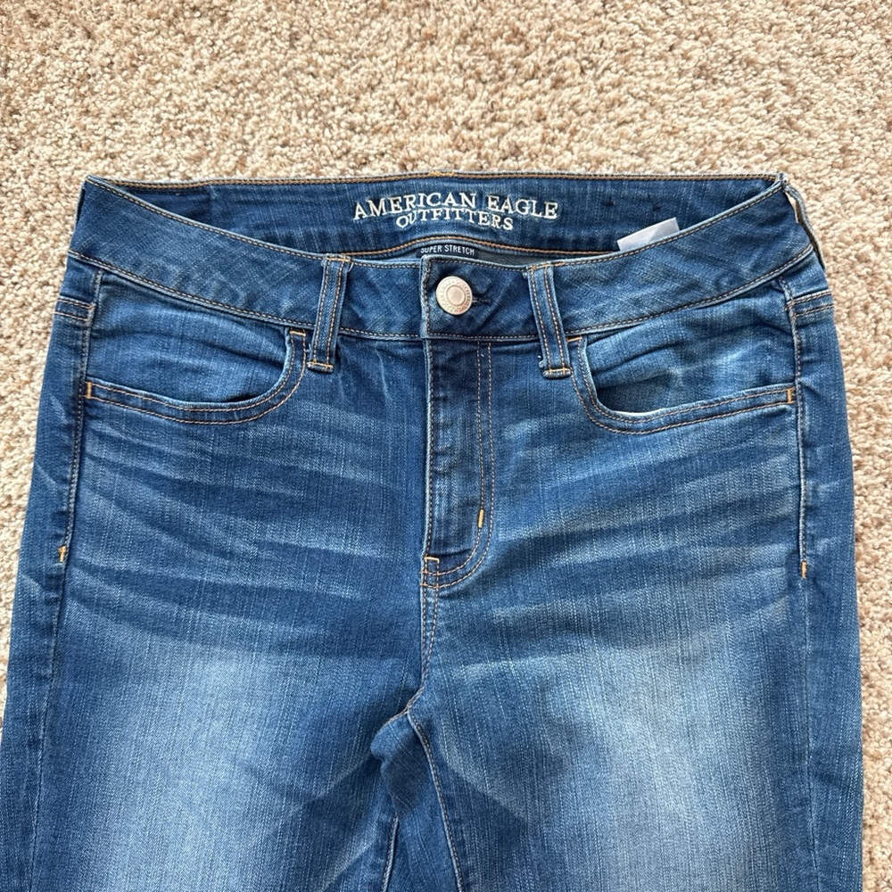 American Eagle Outfitters High Rise Blue Jeans